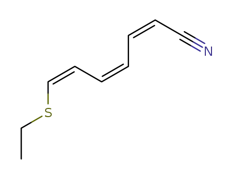 (2Z,4Z,6Z)-7-Ethylsulfanyl-hepta-2,4,6-trienenitrile