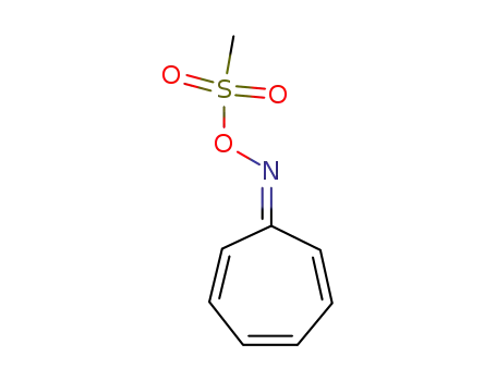 Molecular Structure of 180330-84-1 (2,4,6-Cycloheptatrien-1-one, O-(methylsulfonyl)oxime)