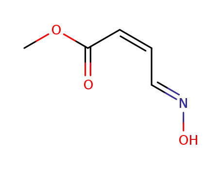 Molecular Structure of 183813-49-2 (2-Butenoic acid, 4-(hydroxyimino)-, methyl ester, (E,Z)-)