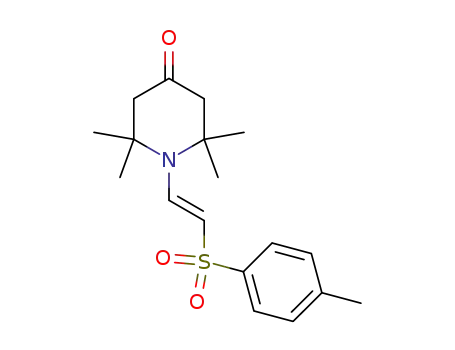 2,2,6,6-Tetramethyl-1-[(E)-2-(toluene-4-sulfonyl)-vinyl]-piperidin-4-one