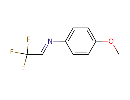 (E)-N-(2,2,2-trifluoroethylidene)-4-methoxyaniline