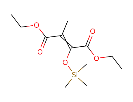(E)-2-Methyl-3-trimethylsilanyloxy-but-2-enedioic acid diethyl ester