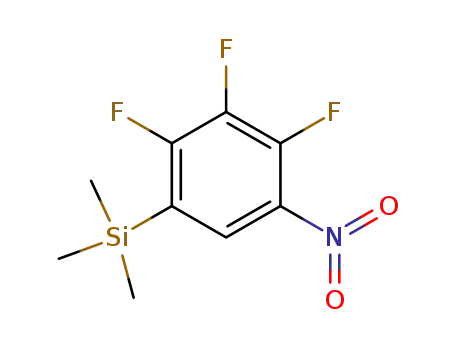 2,3,4-trifluoro-5-(trimethylsilyl)nitrobenzene
