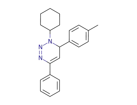 1-Cyclohexyl-4-phenyl-6-p-tolyl-1,6-dihydro-[1,2,3]triazine