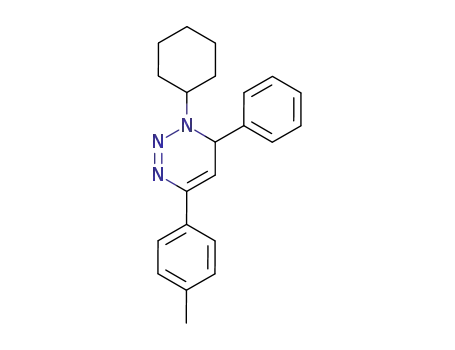 1-Cyclohexyl-6-phenyl-4-p-tolyl-1,6-dihydro-[1,2,3]triazine