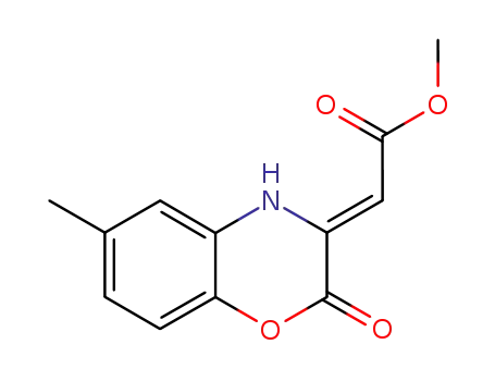(Z)-3-methoxycarbonylmethylene-6-methyl-3,4-dihydro-2H-1,4-benzoxazin-2-one