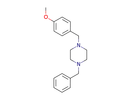 1-(phenylmethyl)-4-[(4'-methoxyphenyl)methyl]piperazine