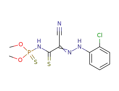 {[(2-chloro-phenyl)-hydrazono]-cyano-thioacetyl}-thiophosphoramidic acid O,O'-dimethyl ester