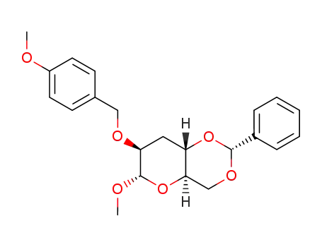 methyl 4,6-O-benzylidene-3-deoxy-2-O-(4-methoxybenzyl)-α-D-arabinopyranoside