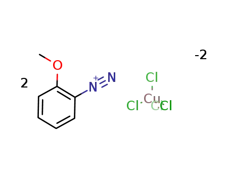 2-methoxy-benzenediazonium; tetrachloro cuprate(II)