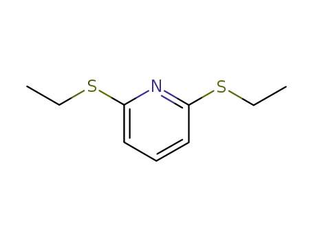 Molecular Structure of 120716-68-9 (Pyridine, 2,6-bis(ethylthio)- (9CI))