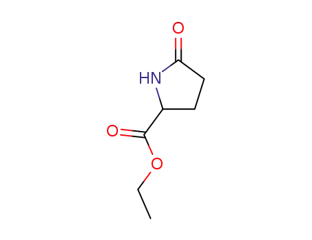 Molecular Structure of 66183-71-9 (ethyl 5-oxo-DL-prolinate)