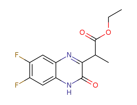 2-(6,7-difluoro-3-oxo-3,4-dihydro-quinoxalin-2-yl)-propionic acid ethyl ester