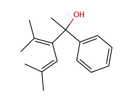 3-isopropylidene-5-methyl-2-phenyl-hex-4-en-2-ol