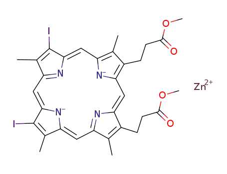 zinc-2,4-diiododeuteroporphyrin-IX dimethyl ester