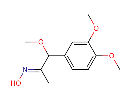 1-(3,4-dimethoxy-phenyl)-1-methoxy-propan-2-one oxime