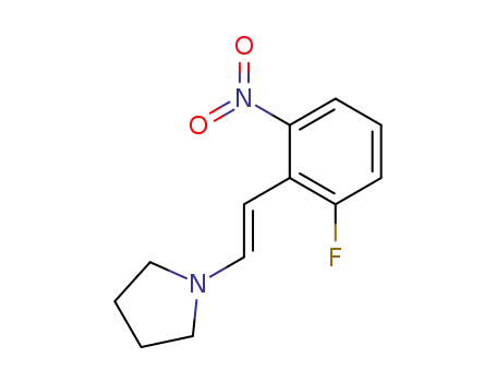 1-[(E)-2-(2-Fluoro-6-nitro-phenyl)-vinyl]-pyrrolidine