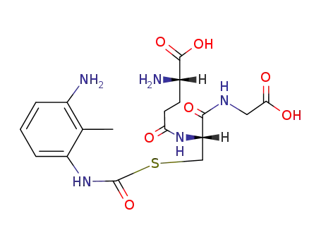 (S)-2-Amino-4-[(R)-2-(3-amino-2-methyl-phenylcarbamoylsulfanyl)-1-(carboxymethyl-carbamoyl)-ethylcarbamoyl]-butyric acid