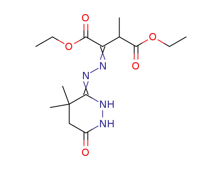 diethyl 2-[(1,4,5,6-tetrahydro-4,4-dimethyl-6-oxo-3-pyridazinyl)hydrazono]-3-methylbutanedioate