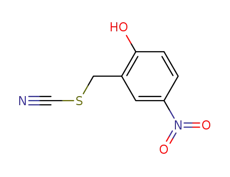 4-nitro-2-thiocyanatomethyl-phenol