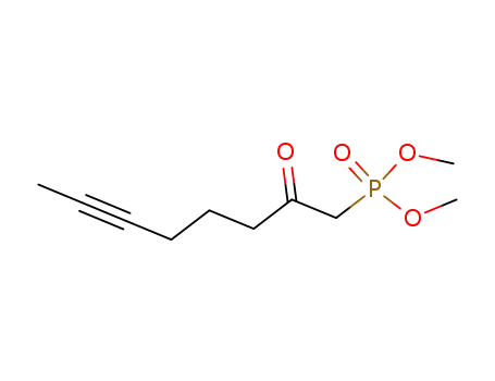 Molecular Structure of 475467-02-8 ((2-OXOOCT-6-YNYL)PHOSPHONIC ACID DIMETHYL ESTER)