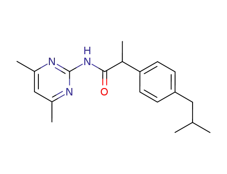 N-(4,6-dimethyl-pyrimidin-2-yl)-2-(4-isobutyl-phenyl)-propionamide