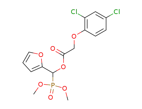 Molecular Structure of 263722-89-0 (Acetic acid, (2,4-dichlorophenoxy)-,
(dimethoxyphosphinyl)-2-furanylmethyl ester)
