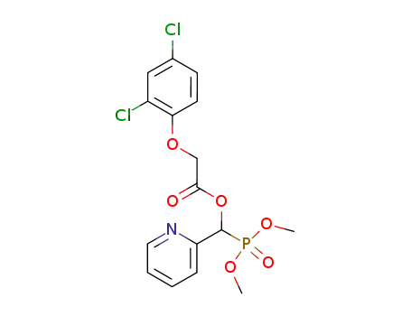 Molecular Structure of 845899-06-1 (Acetic acid, (2,4-dichlorophenoxy)-,
(dimethoxyphosphinyl)-2-pyridinylmethyl ester)