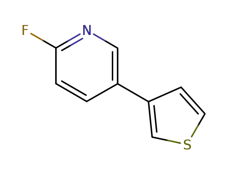 2-fluoro-5-(thiophen-3-yl)pyridine