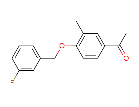 1-{4-[(3-fluorobenzyl)oxy]-3-methylphenyl}ethanone