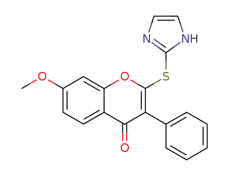 2-(1H-imidazol-2-ylsulfanyl)-7-methoxy-3-phenyl-chromen-4-one