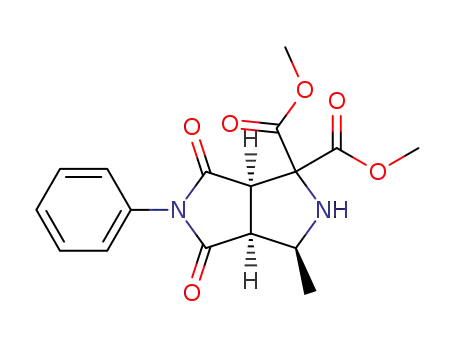 dimethyl rel-(3R,3aR,6aS)-3-methyl-4,6-dioxo-5-phenylhexahydropyrrolo[3,4-c]pyrrole-1,1(2H)-dicarboxylate