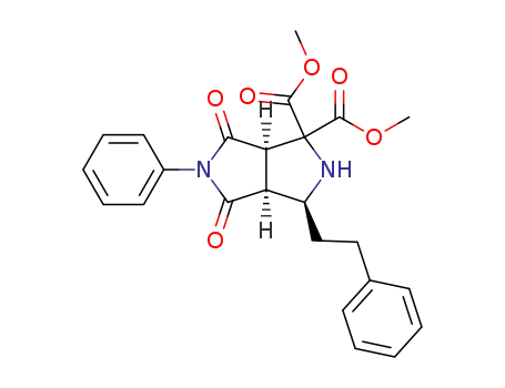 dimethyl rel-(3R,3aR,6aS)-4,6-dioxo-3-[2-phenylethyl]-5-phenylhexahydropyrrolo[3,4-c]pyrrole-1,1(2H)-dicarboxylate