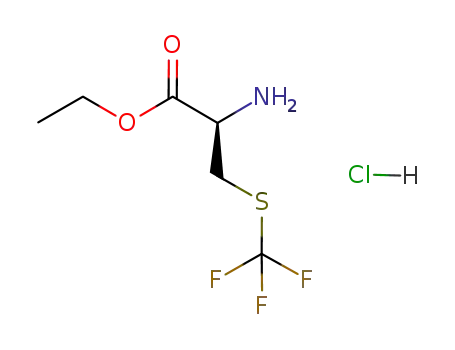 (R)-ethyl 2-amino-3-((trifluoromethyl)thio)propanoate hydrochloride