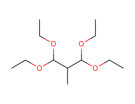 Molecular Structure of 10602-37-6 (1,1,3,3-Tetraethoxy-2-methylpropane)