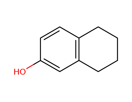 Molecular Structure of 1125-78-6 (5,6,7,8-Tetrahydro-2-naphthol)