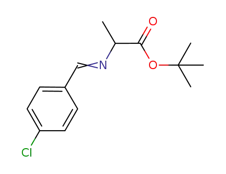 2-{[1-(4-chlorophenyl)methylidene]amino}propionic acid tert-butyl ester