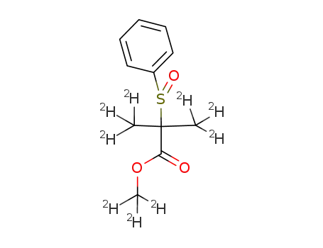2-[(2)H3]methyl-2-(phenylsulfinyl)-[3,3,3-(2)H3]propionoic acid [(2)H3]methyl ester