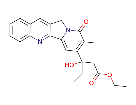 ethyl 3-hydroxy-3-(8-methyl-9-oxo-9,11-dihydroindolizino[1,2-b]quinolin-7-yl)pentanoate