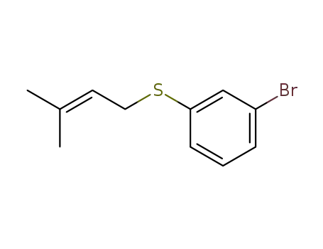1-bromo-3-(3-methyl-but-2-enylsulfanyl)-benzene