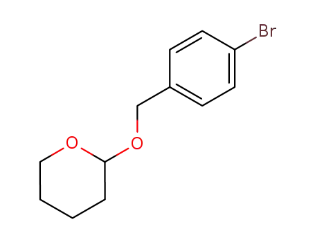 Molecular Structure of 17100-68-4 (4-Bromobenzyl(tetrahydro-2H-pyran-2-yl) ether)