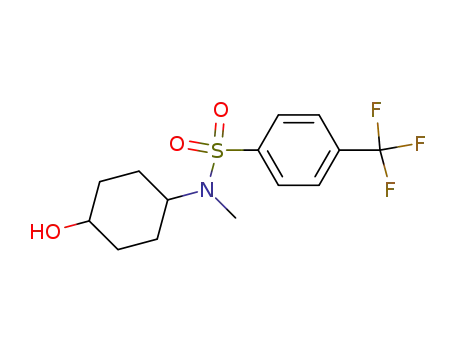 trans-N-(4-hydroxy-cyclohexyl)-N-methyl-4-trifluoro-methyl-benzenesulfonamide