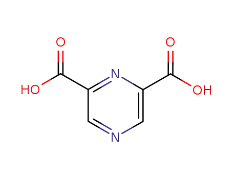 Molecular Structure of 940-07-8 (PYRAZINE-2,6-DICARBOXYLIC ACID)