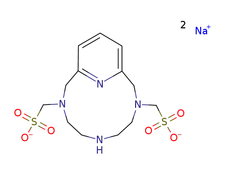 3,9-bis(sodium methylenesulfonato)-3,6,9,15-tetraazabicyclo[9.3.1]pentadeca-1(15),11,13-triene