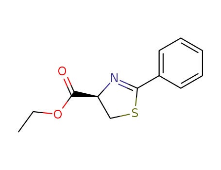 (4R)-ethyl 2-phenyl-4,5-dihydrothiazole-4-carboxylate