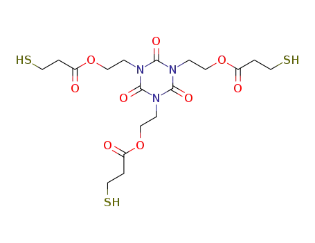 Propanoic acid, 3-mercapto-, (2,4,6-trioxo-1,3,5-triazine-1,3,5(2H,4H,6H)-triyl)tri-2,1-ethanediyl ester
