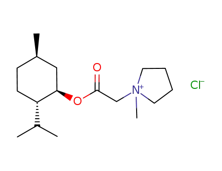 methyl [(1R,2S,5R)-(-)-menthoxyacetyl]pyrrolidinium chloride