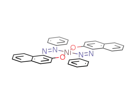 bis-1-(phenylazo)-2-naphtholate nickel(II)