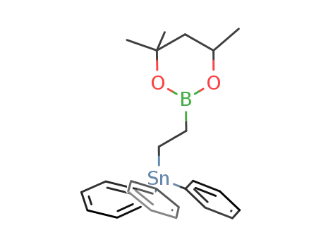 2-(2-triphenylstannylethyl)-4,4,6-trimethyl-1,3,2-dioxaborinan