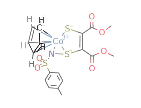 (η5-cyclopentadienyl)(p-toluenesulfonylimido-kN-thio-kS-ethene-2-thiolato-kS)cobalt(III)